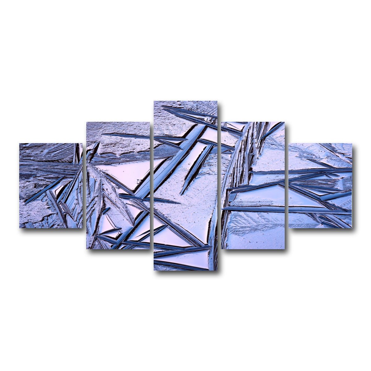 AUTO-MOCKUP WHITE | Bog Ice Morning Reflection | 5 Piece | Gallery Wrap Canvas | group=5_short