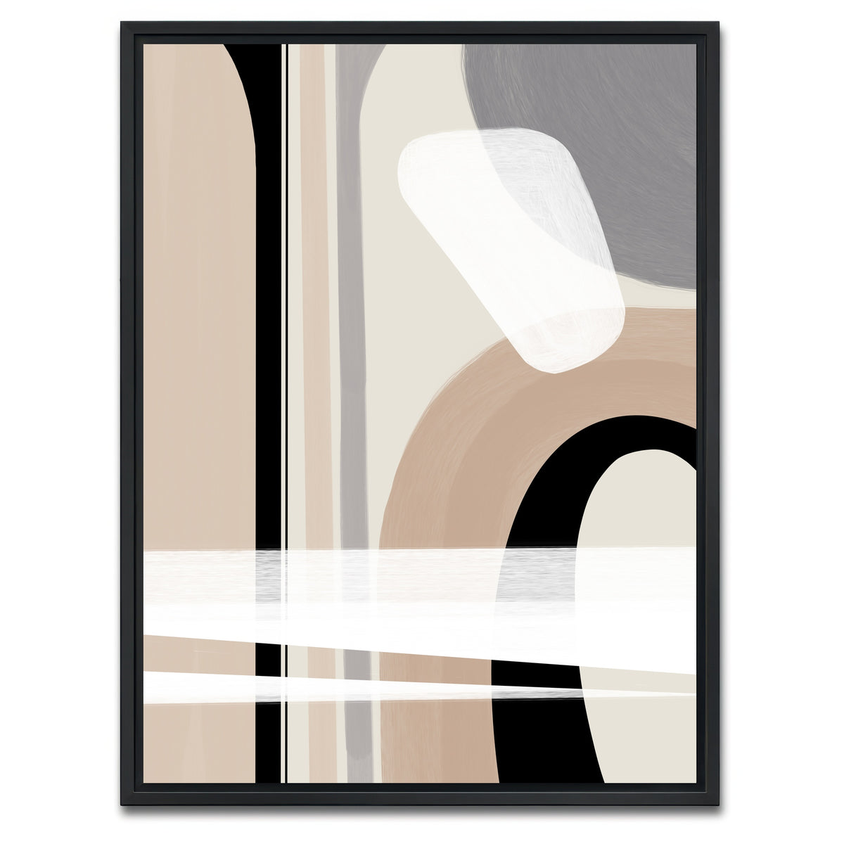 AUTO-MOCKUP WHITE | Boho Style no. 4 - Differences | 1 Piece | Black Framed Canvas | group=3x4