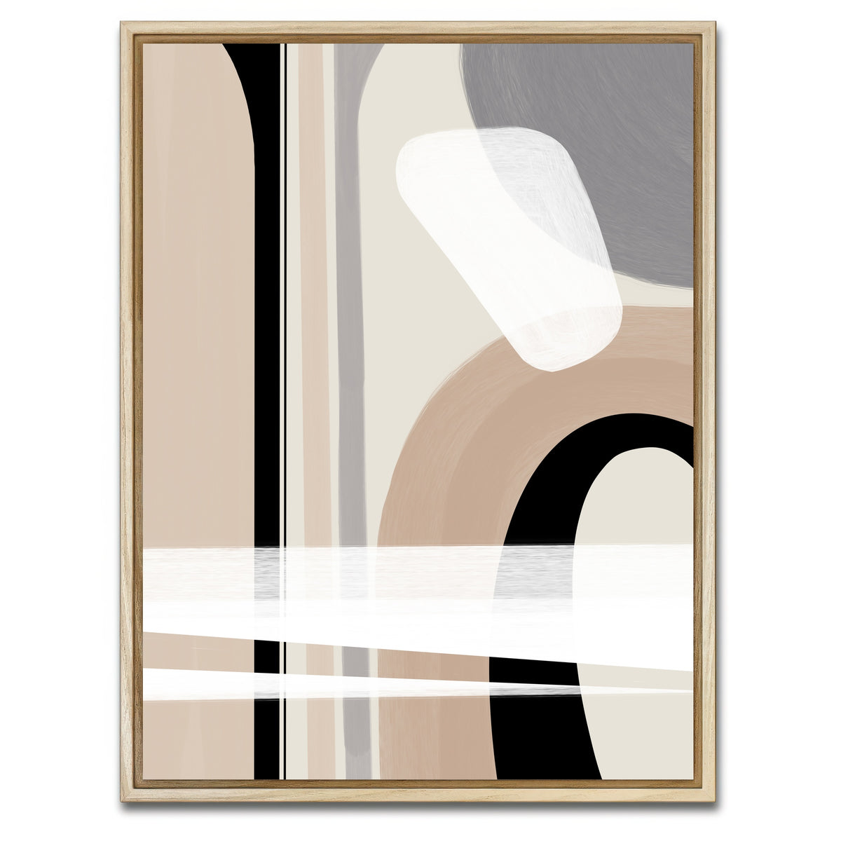 AUTO-MOCKUP WHITE | Boho Style no. 4 - Differences | 1 Piece | Natural Framed Canvas | group=3x4