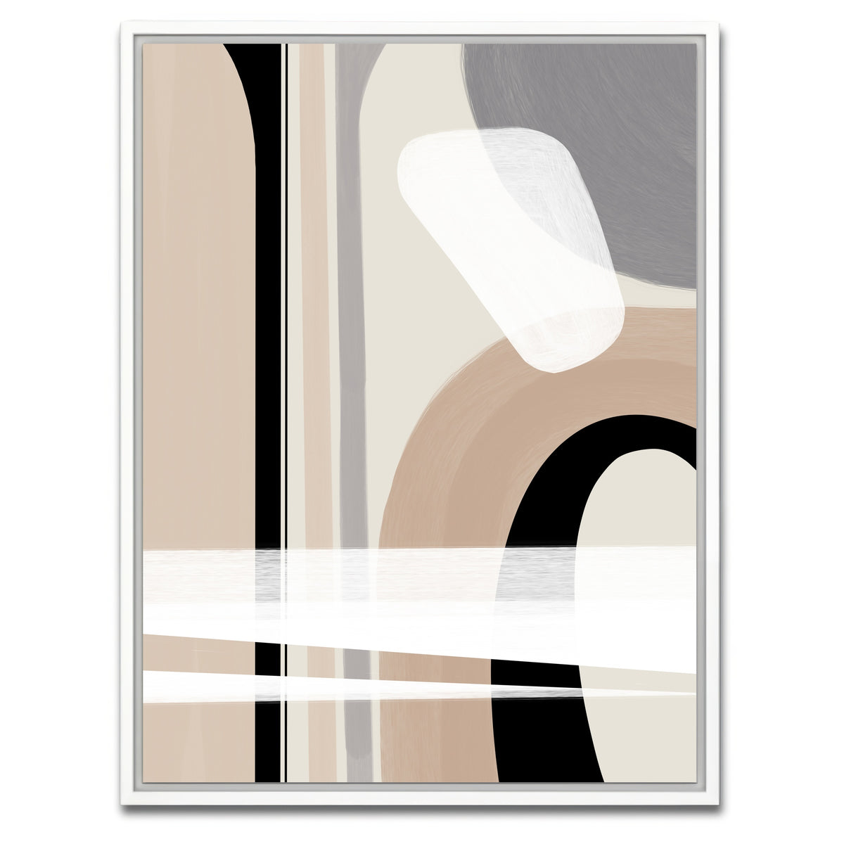 AUTO-MOCKUP WHITE | Boho Style no. 4 - Differences | 1 Piece | White Framed Canvas | group=3x4