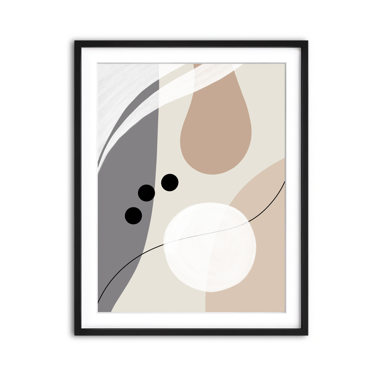 Framed Print 3x4 Black