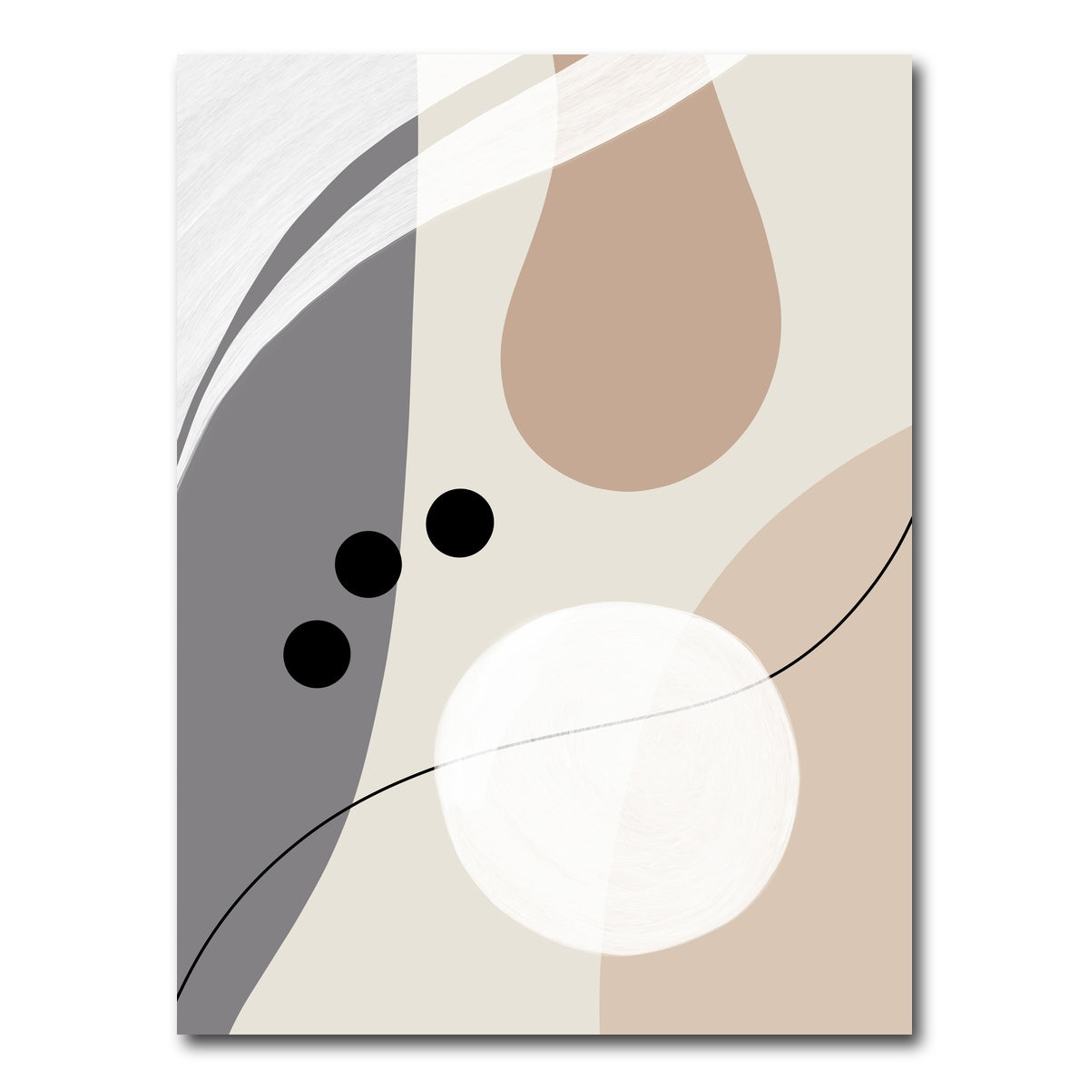 AUTO-MOCKUP WHITE | Boho Style no. 6 - Elegant | 1 Piece | Gallery Wrap Canvas | group=3x4