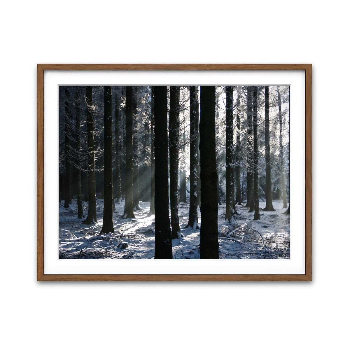 Framed Print 4x3 Walnut
