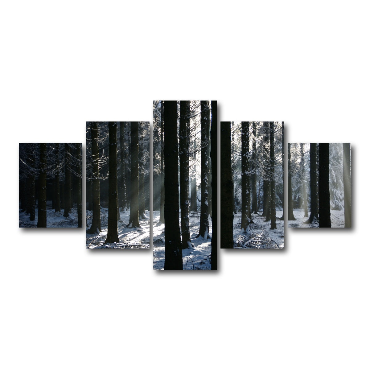 AUTO-MOCKUP WHITE | Bois Jacques Battle of the Bulge | 5 Piece | Gallery Wrap Canvas | group=5_short