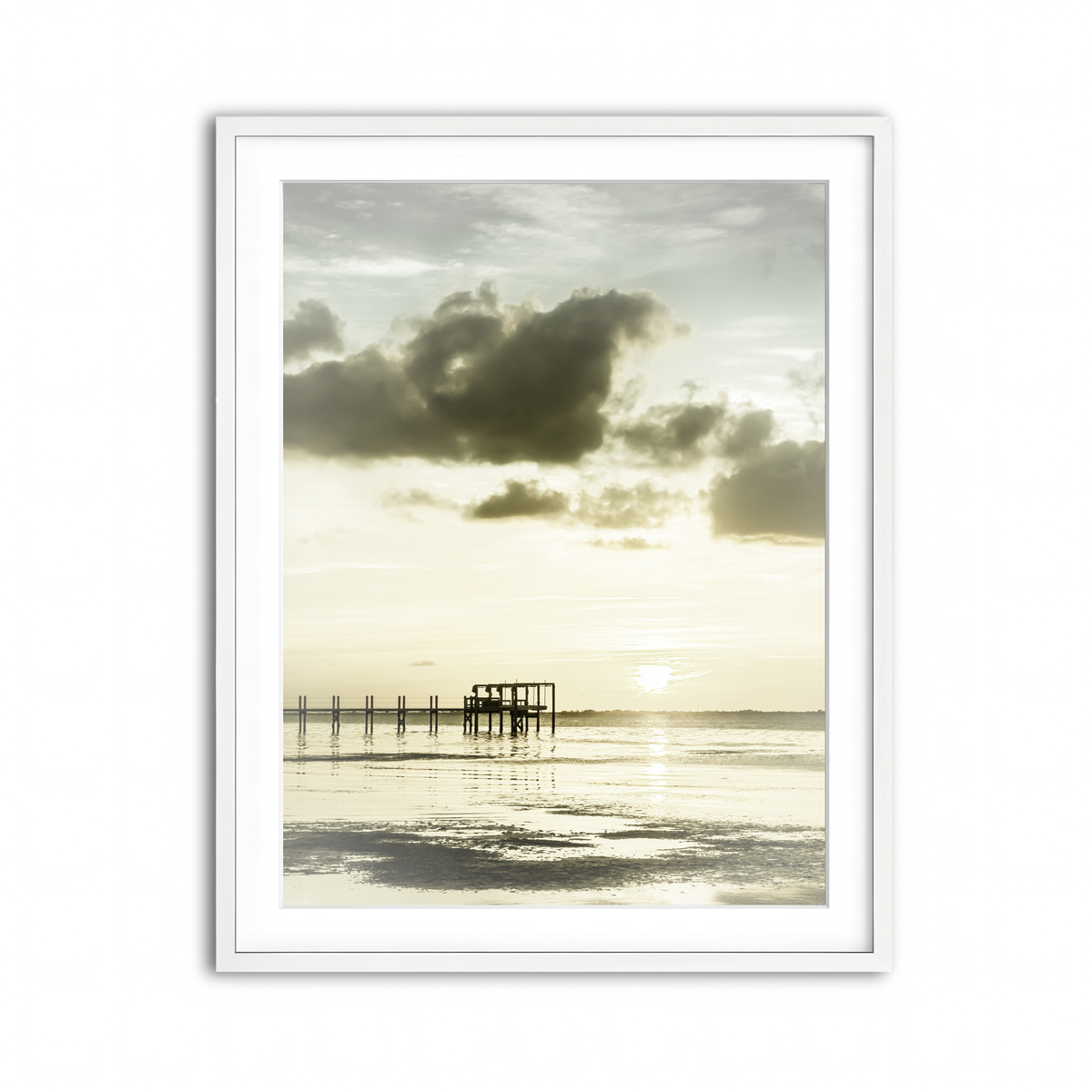 Framed Print 3x4 White