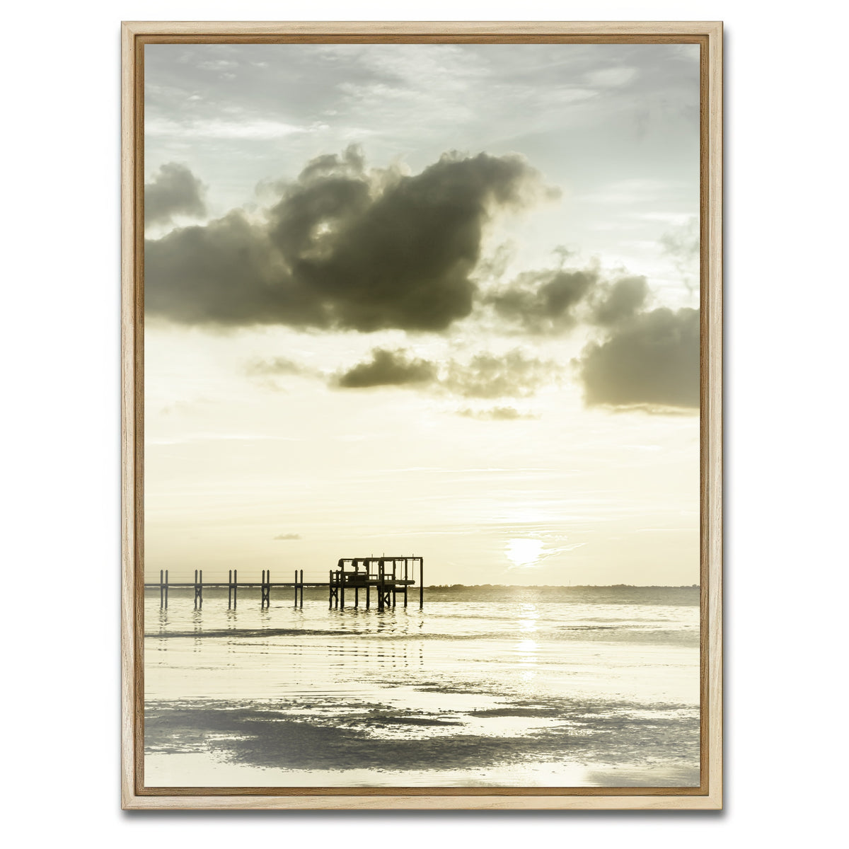 AUTO-MOCKUP WHITE | Bokeelia Sunset | 1 Piece | Natural Framed Canvas | group=3x4
