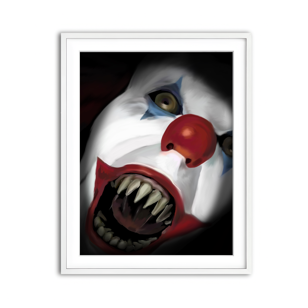 Framed Print 3x4 White