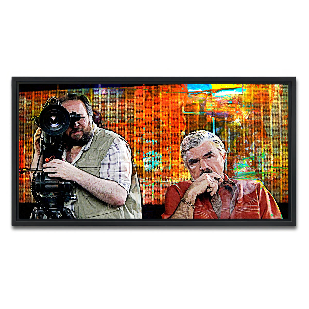 AUTO-MOCKUP WHITE | Boogie Nights | 1 Piece | Black Framed Canvas | group=2x1