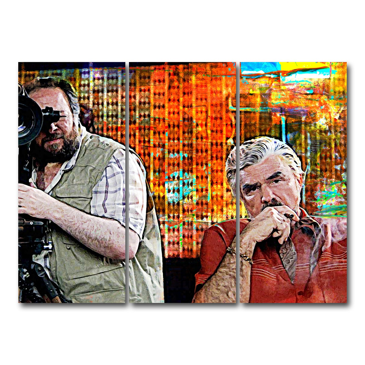 AUTO-MOCKUP WHITE | Boogie Nights | 3 Piece | Gallery Wrap Canvas | group=8x18