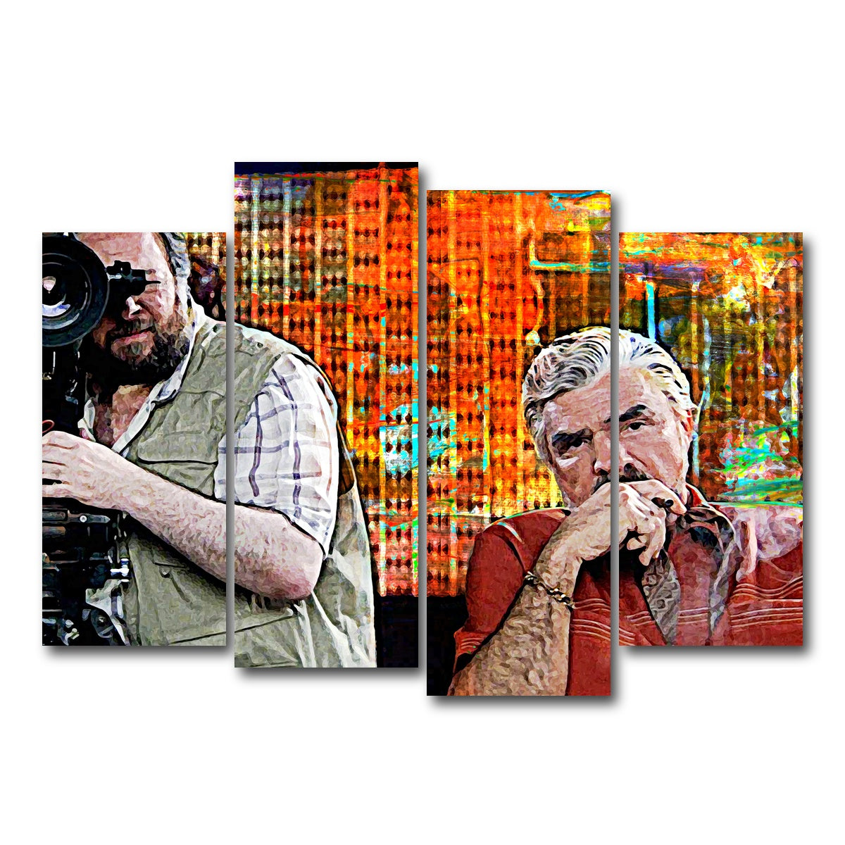 AUTO-MOCKUP WHITE | Boogie Nights | 4 Piece | Gallery Wrap Canvas | group=4_normal