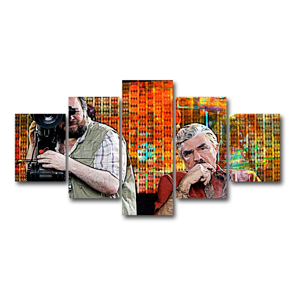 AUTO-MOCKUP WHITE | Boogie Nights | 5 Piece | Gallery Wrap Canvas | group=5_short