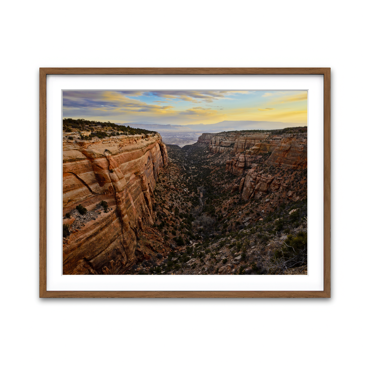 Framed Print 4x3 Walnut