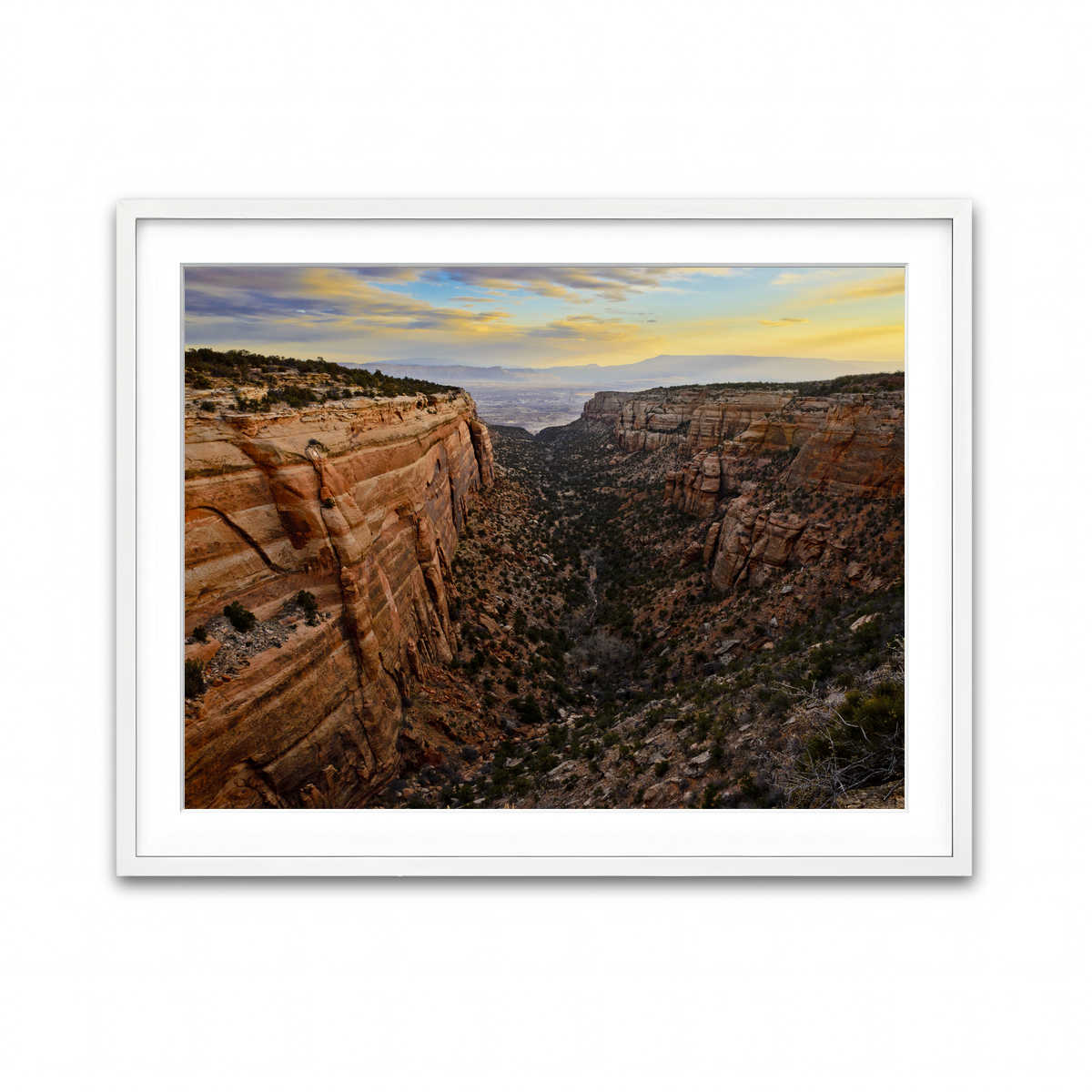 Framed Print 4x3 White