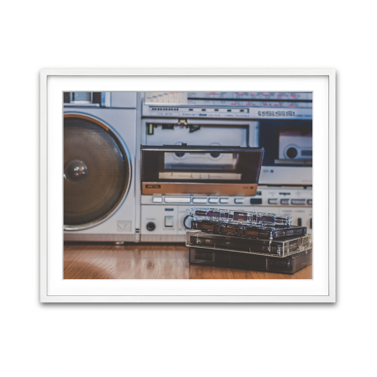 Framed Print 4x3 White