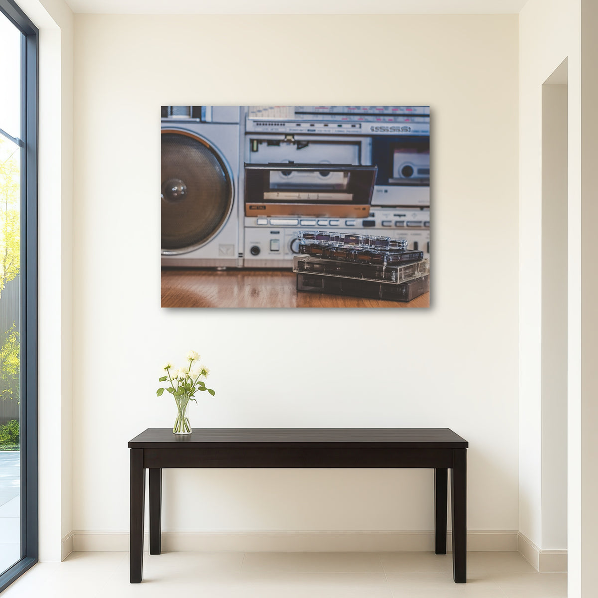 AUTO-MOCKUP ROOM | Boombox and Cassettes