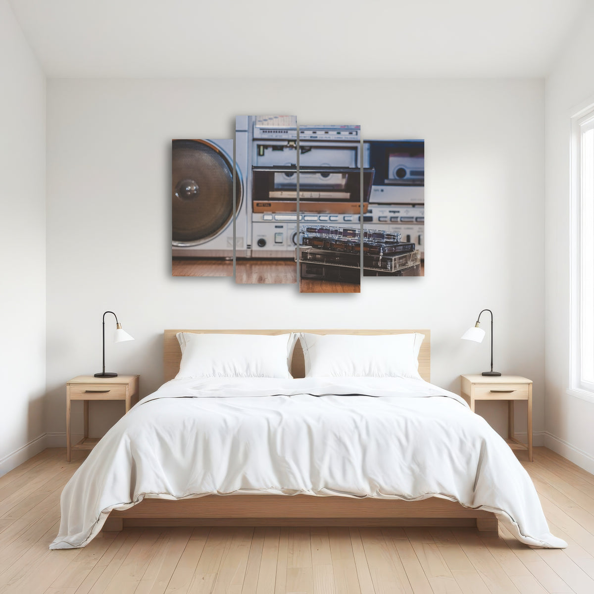 AUTO-MOCKUP ROOM | Boombox and Cassettes