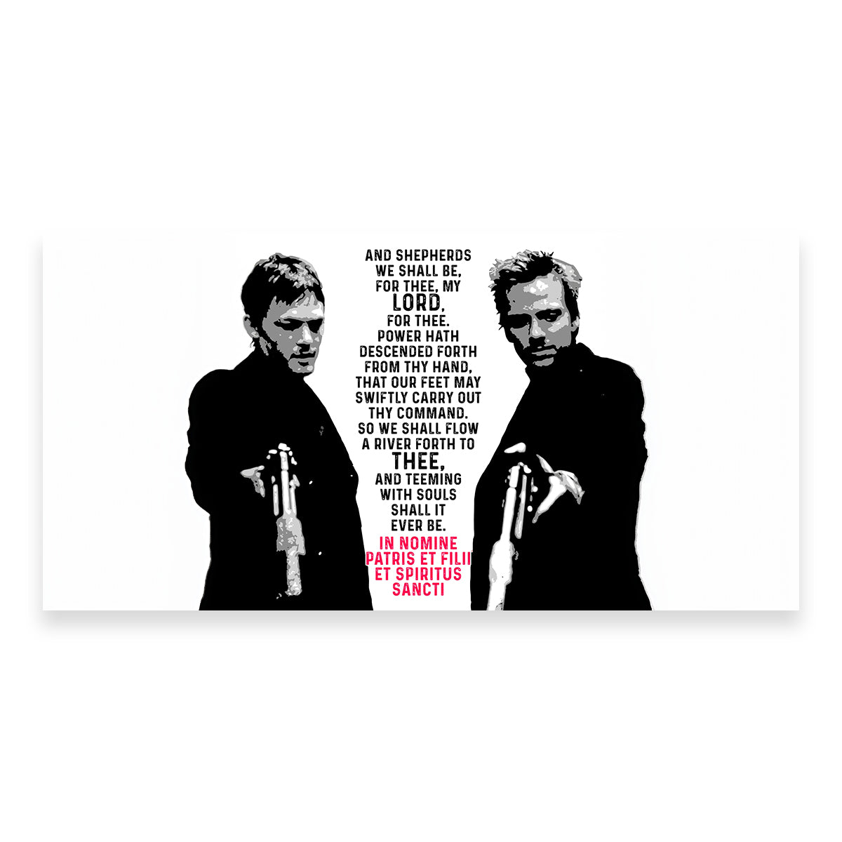 Boondock Saints Panoramic Wall Art