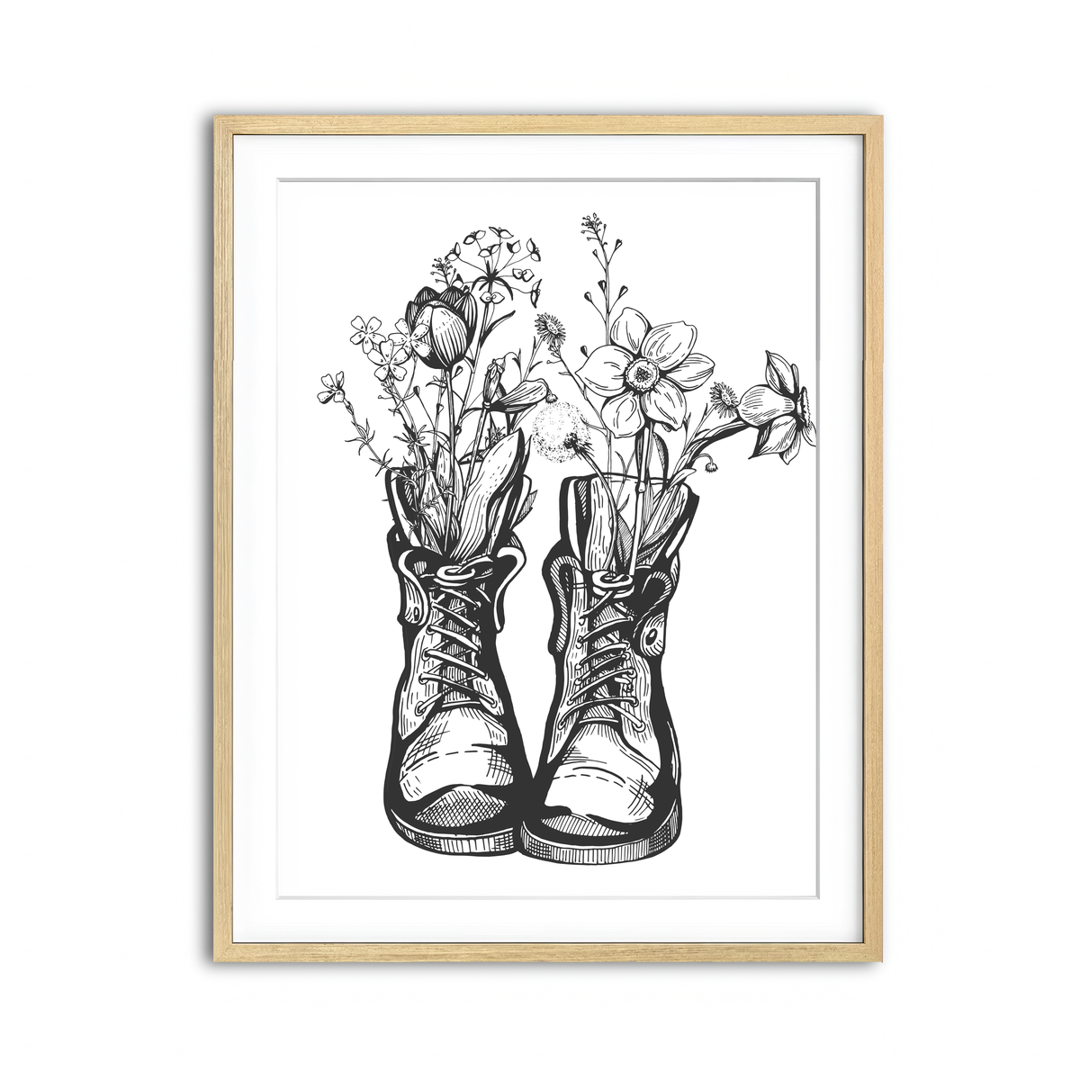 Framed Print 3x4 Natural