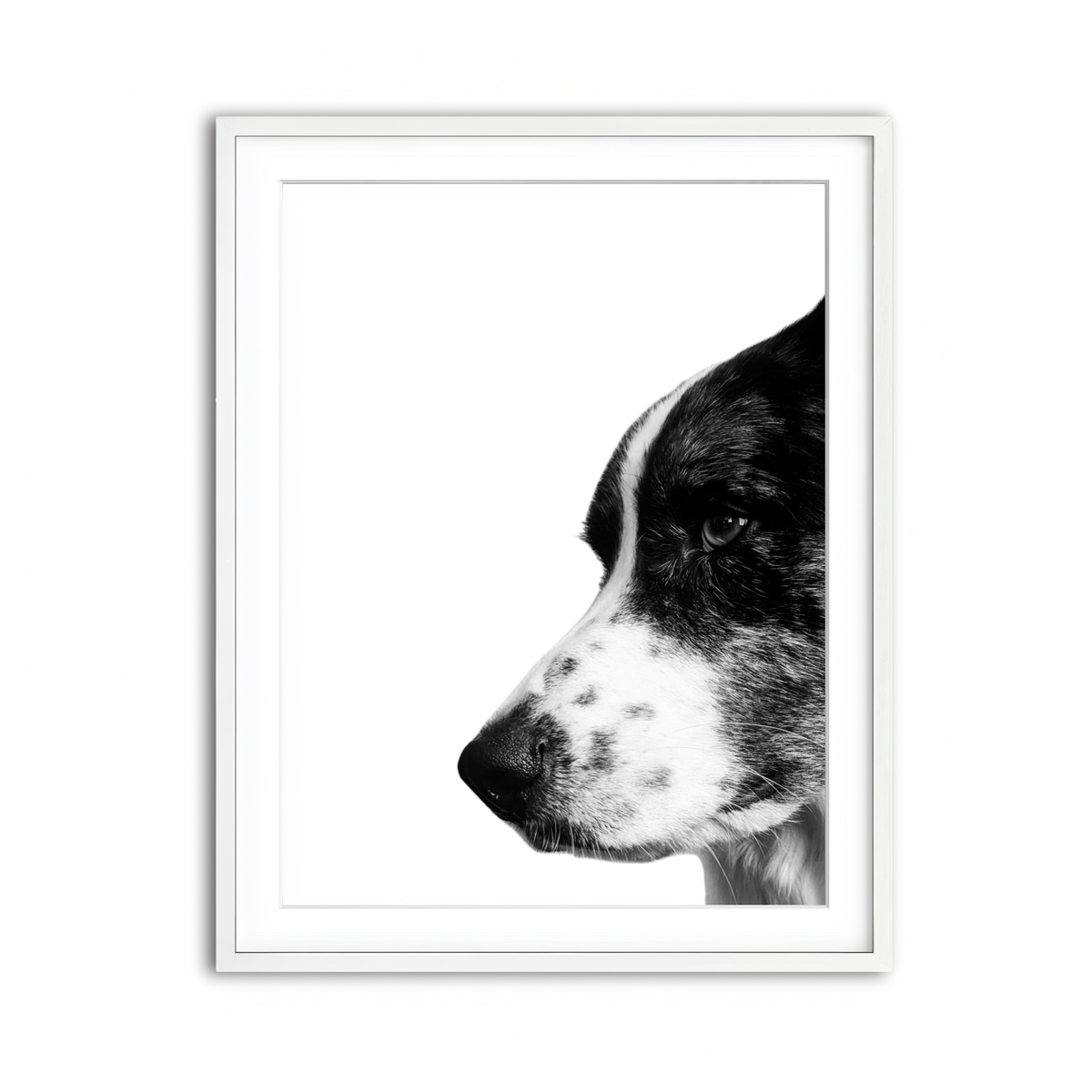 Framed Print 3x4 White