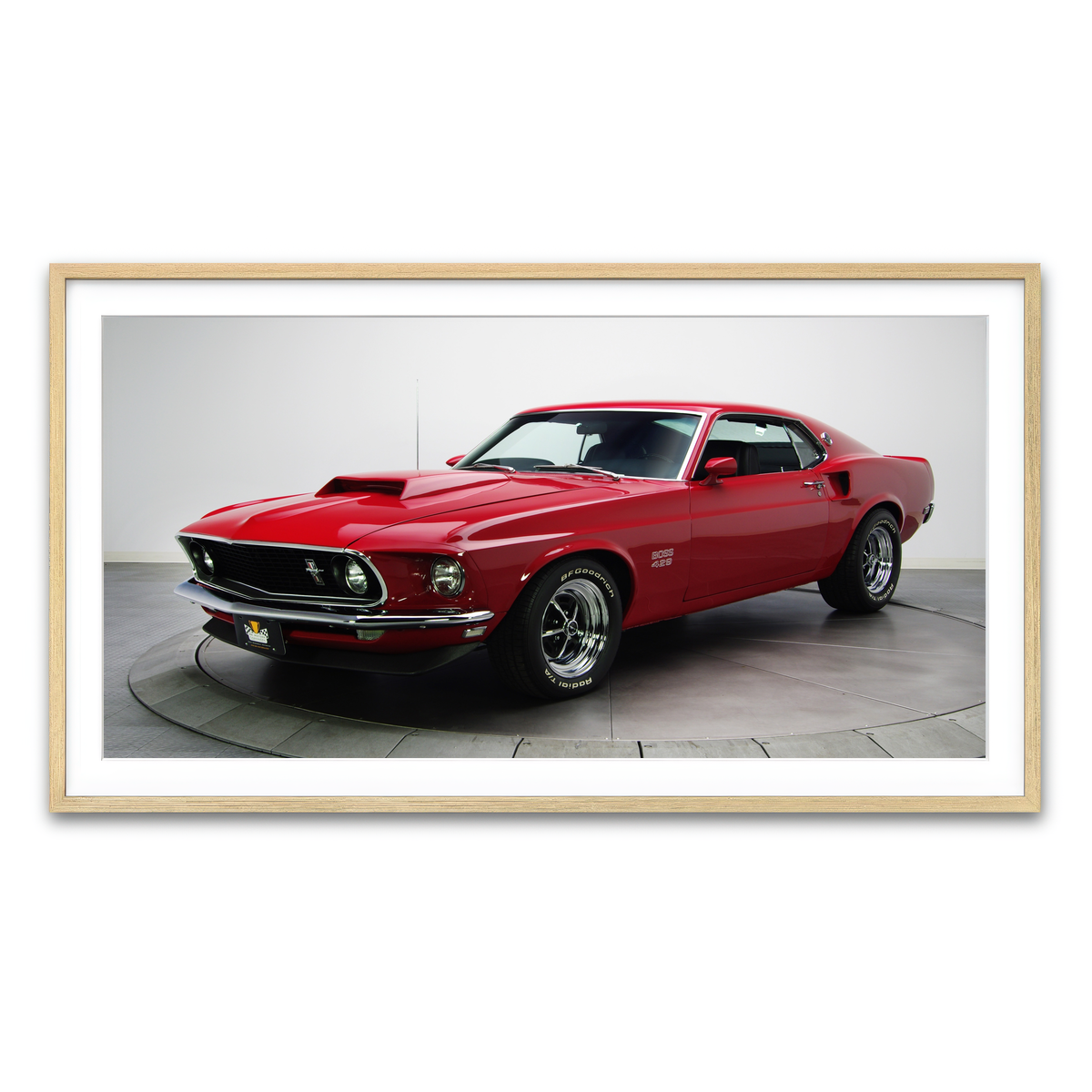 Framed Print 2x1 Natural