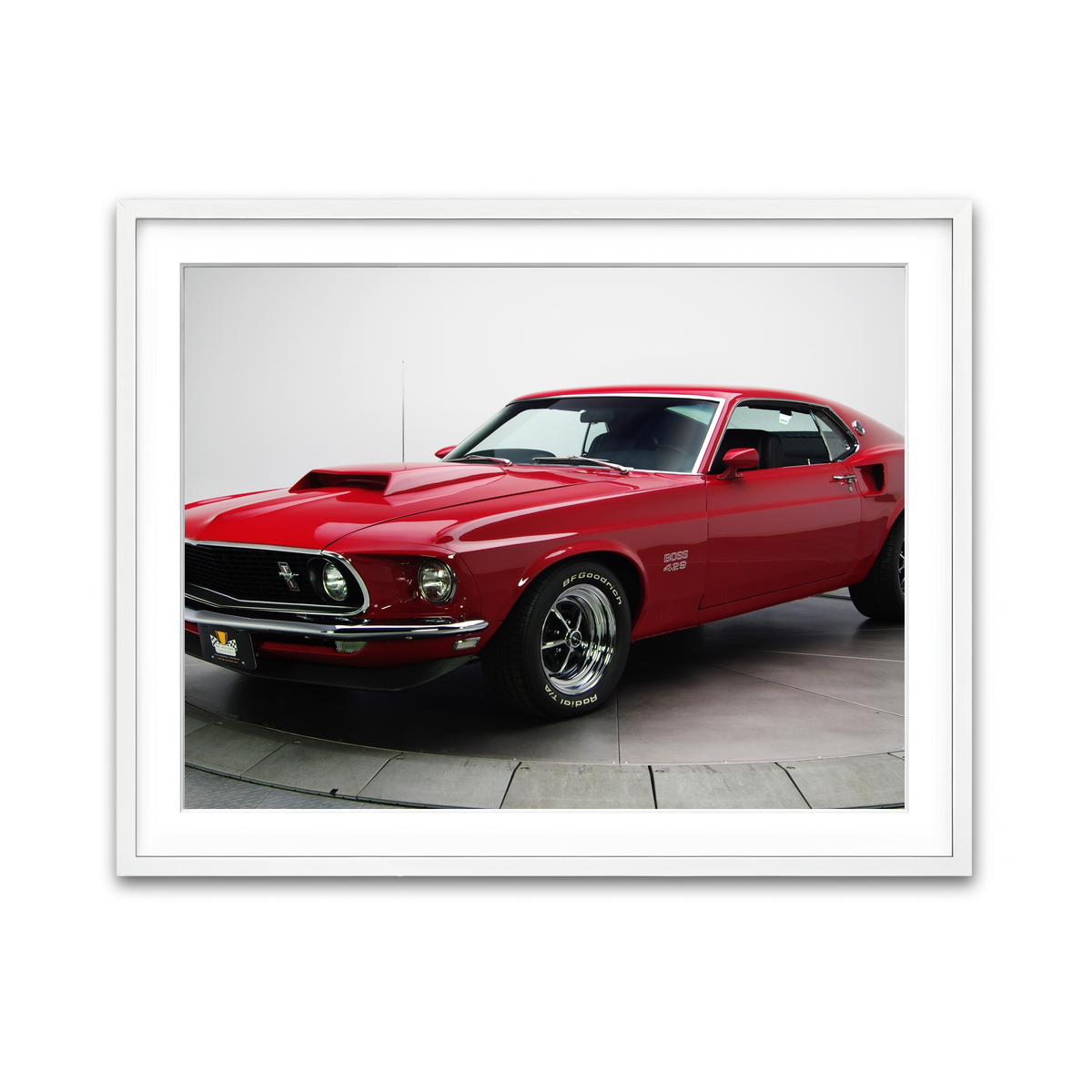 Framed Print 4x3 White