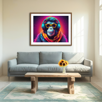 AUTO-MOCKUP ROOM | Boss Chimp Wall Art