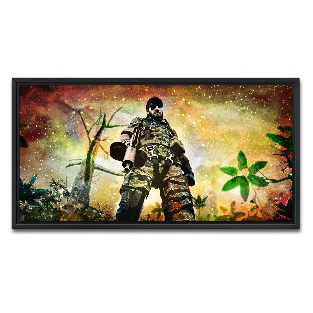 AUTO-MOCKUP WHITE | Boss Snake | 1 Piece | Black Framed Canvas | group=2x1