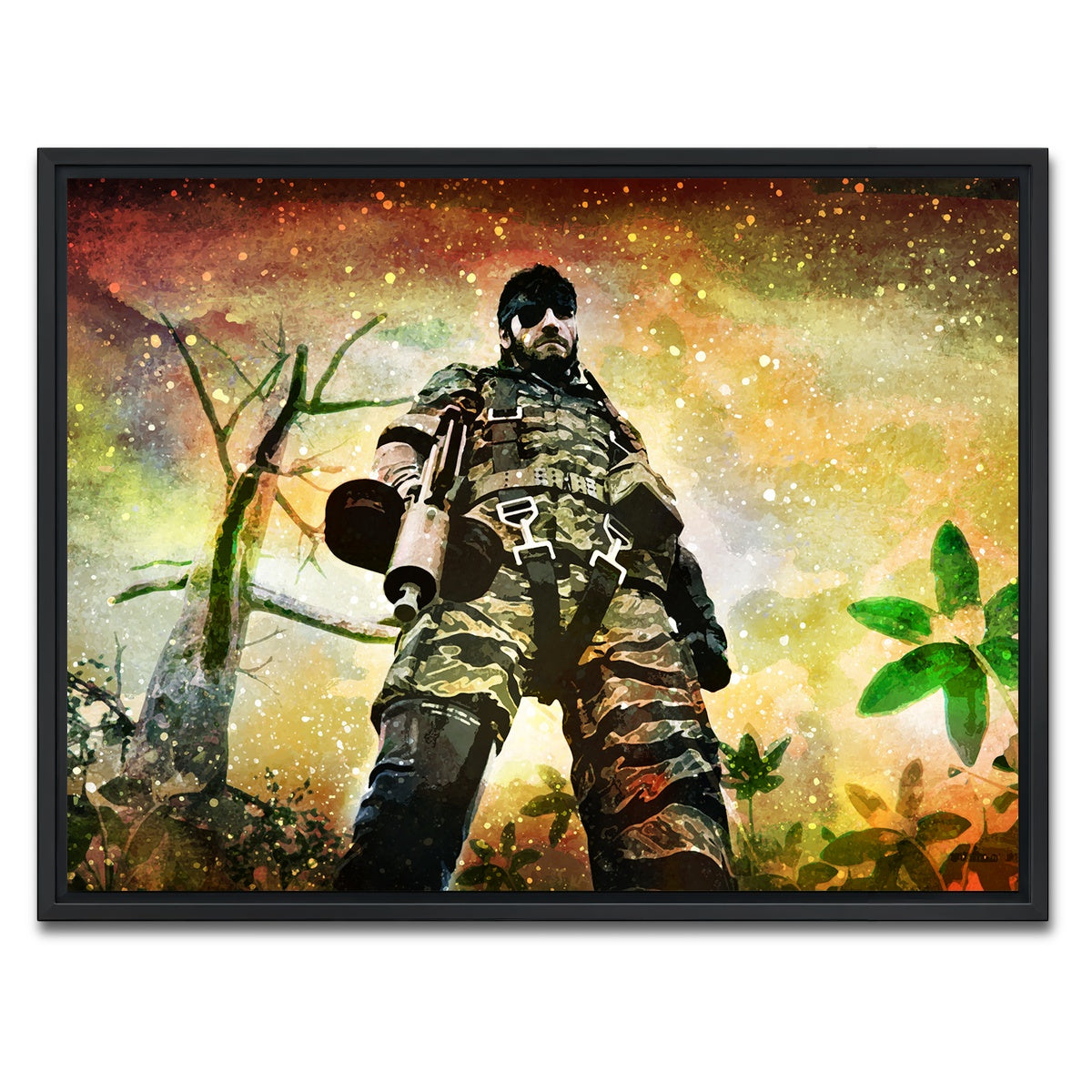 AUTO-MOCKUP WHITE | Boss Snake | 1 Piece | Black Framed Canvas | group=4x3