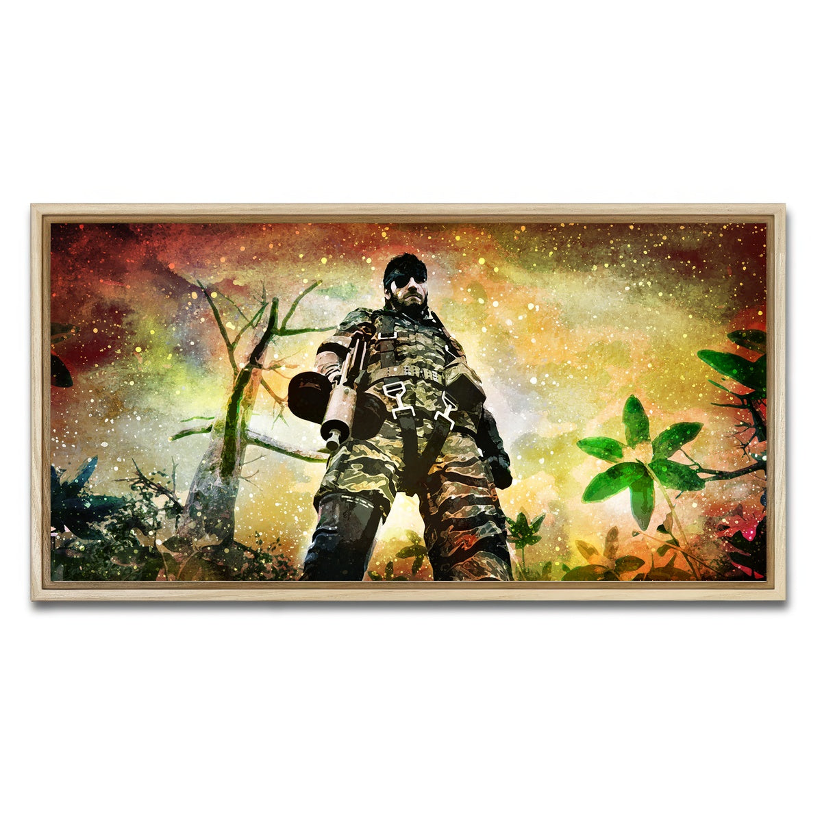 AUTO-MOCKUP WHITE | Boss Snake | 1 Piece | Natural Framed Canvas | group=2x1