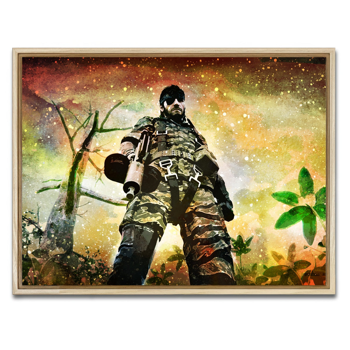 AUTO-MOCKUP WHITE | Boss Snake | 1 Piece | Natural Framed Canvas | group=4x3