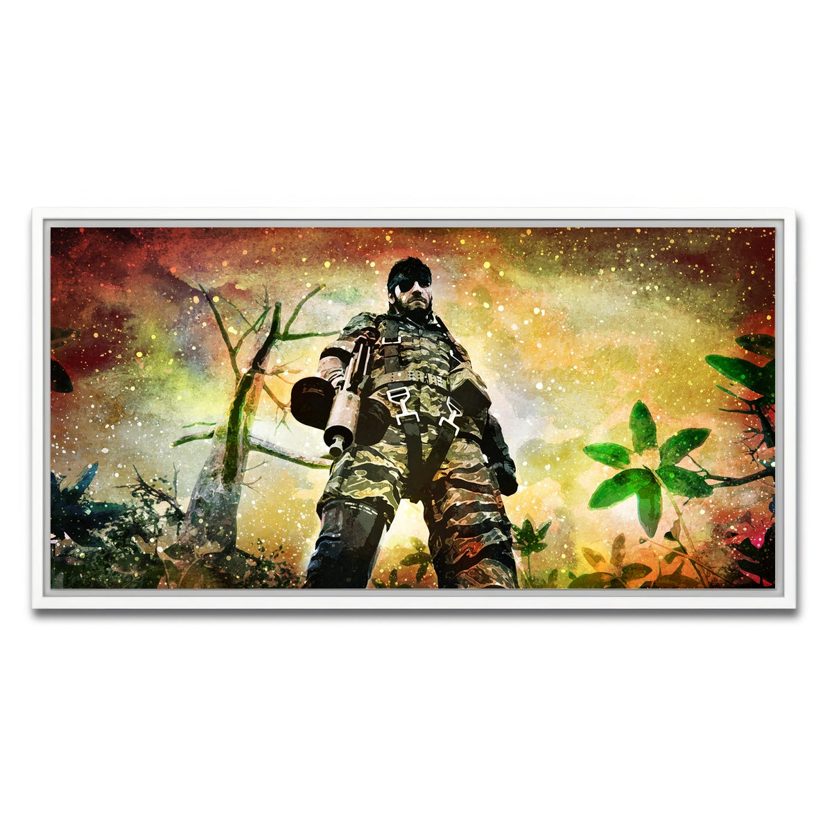 AUTO-MOCKUP WHITE | Boss Snake | 1 Piece | White Framed Canvas | group=2x1