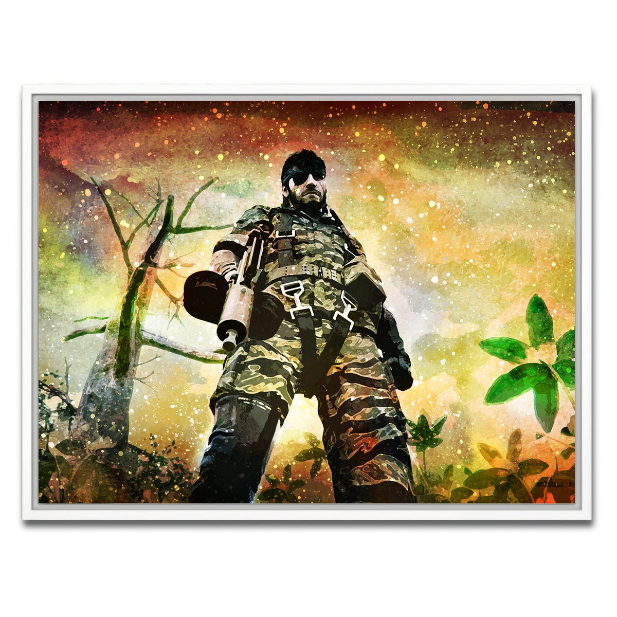 AUTO-MOCKUP WHITE | Boss Snake | 1 Piece | White Framed Canvas | group=4x3