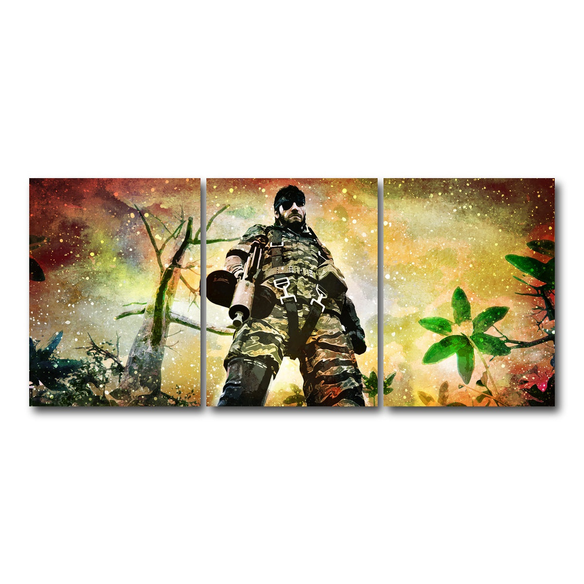 AUTO-MOCKUP WHITE | Boss Snake | 3 Piece | Gallery Wrap Canvas | group=18x24