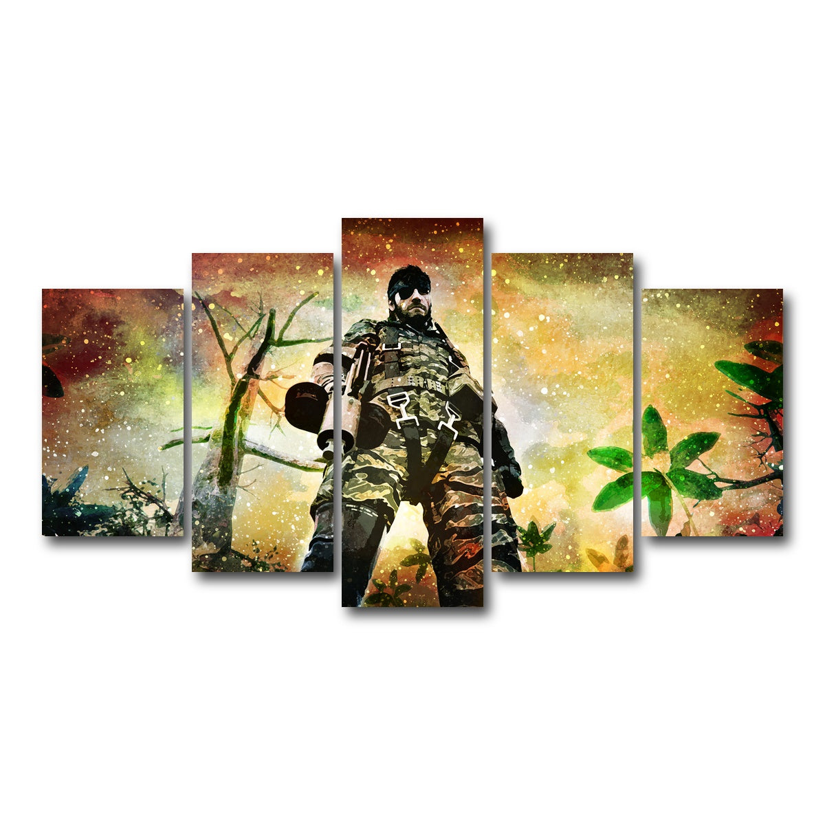 AUTO-MOCKUP WHITE | Boss Snake | 5 Piece | Gallery Wrap Canvas | group=5_normal