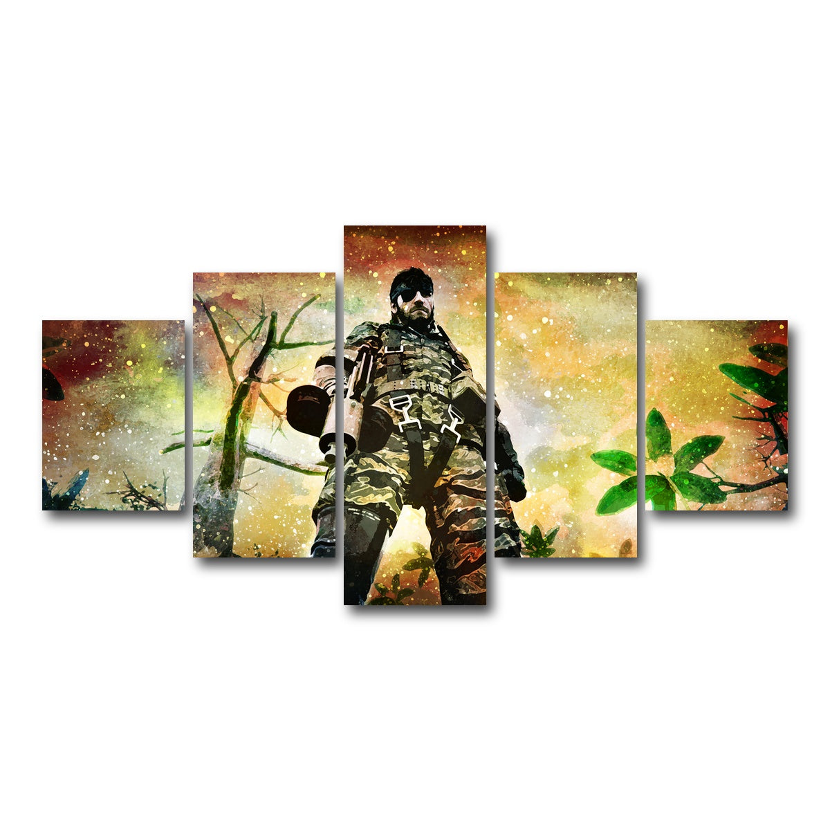 AUTO-MOCKUP WHITE | Boss Snake | 5 Piece | Gallery Wrap Canvas | group=5_short