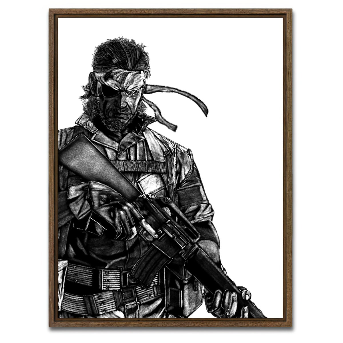 AUTO-MOCKUP WHITE | Boss | 1 Piece | Walnut Framed Canvas | group=3x4