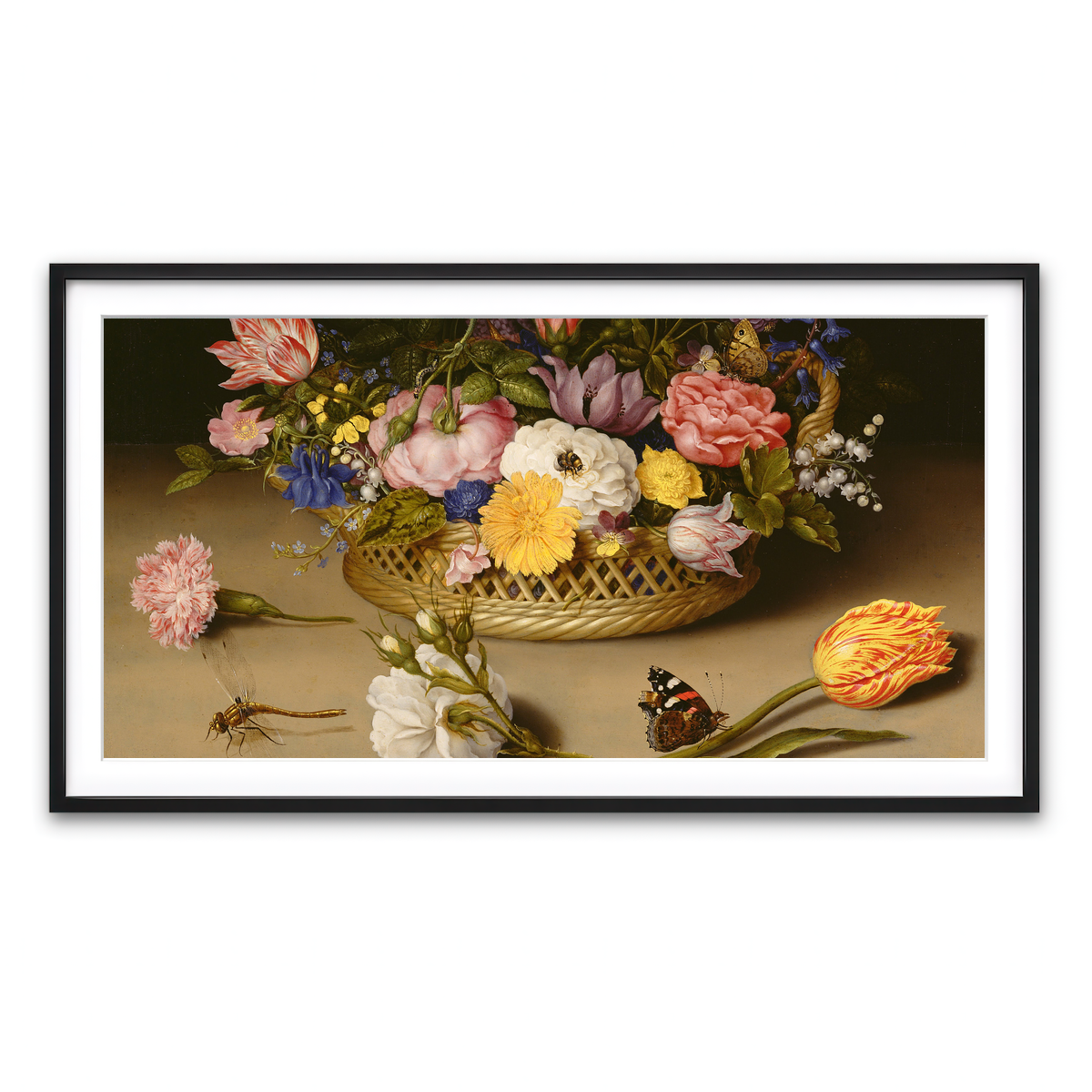 Framed Print 2x1 Black