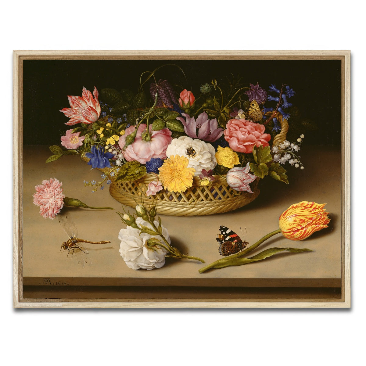 AUTO-MOCKUP WHITE | Bosschaert The Elder | 1 Piece | Natural Framed Canvas | group=4x3