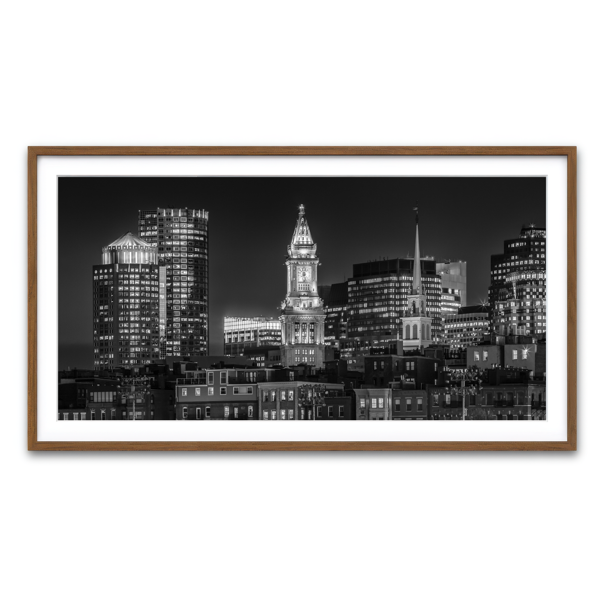 Framed Print 2x1 Walnut