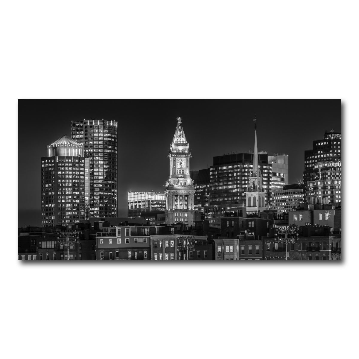 AUTO-MOCKUP WHITE | Boston At Night | 1 Piece | Gallery Wrap Canvas | group=2x1