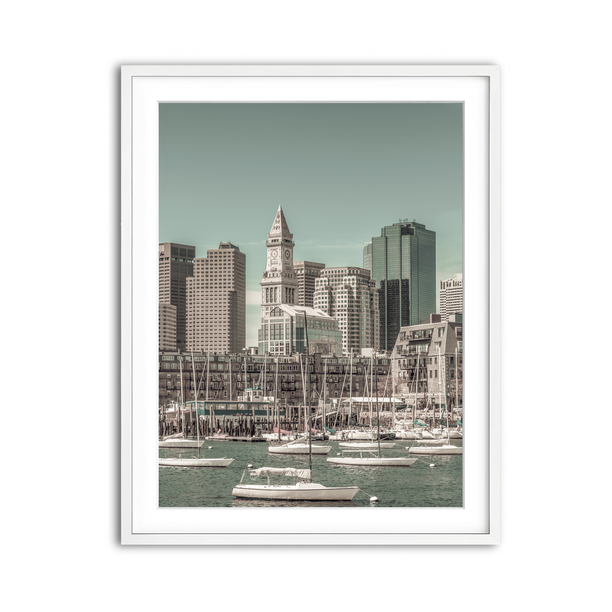 Framed Print 3x4 White