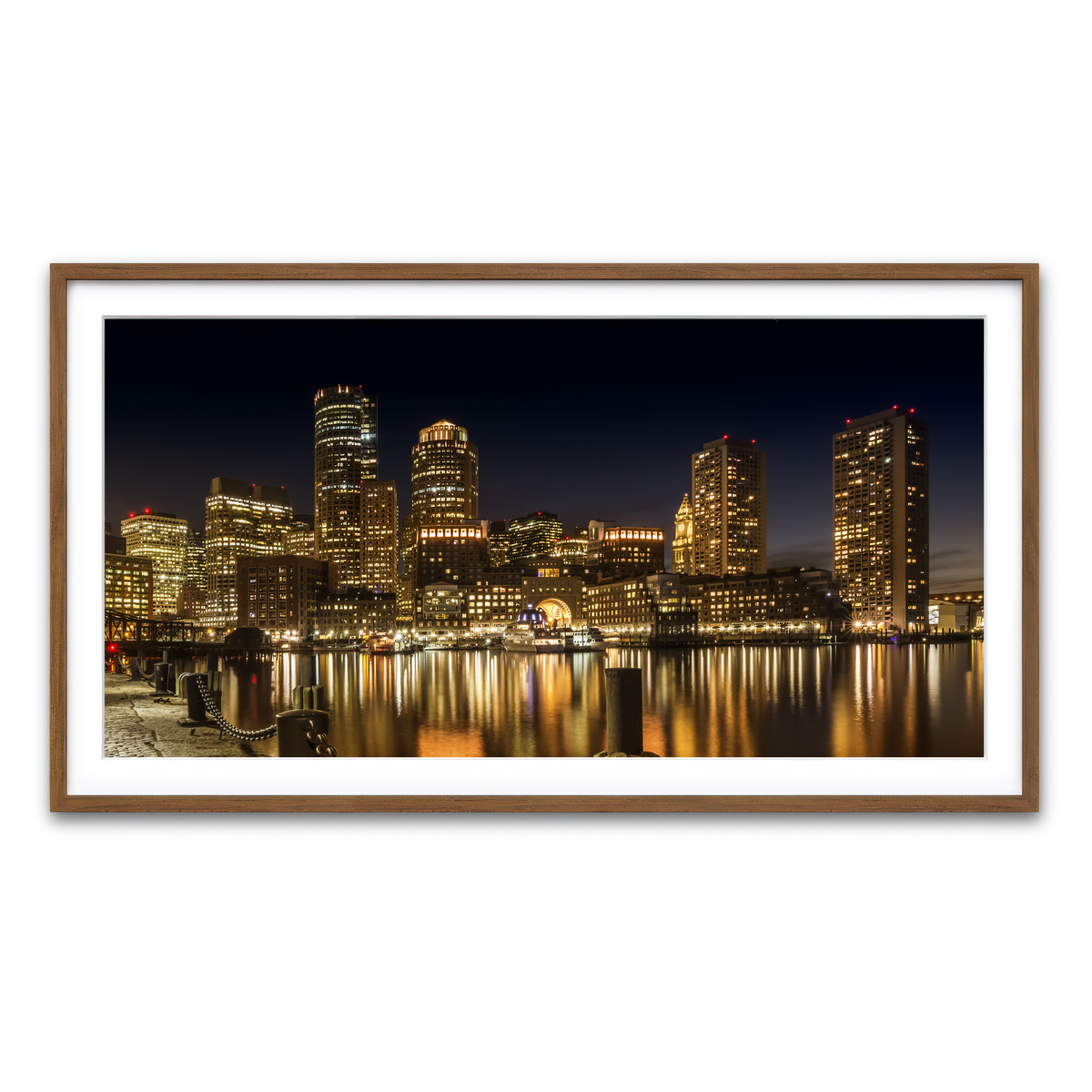 Framed Print 2x1 Walnut