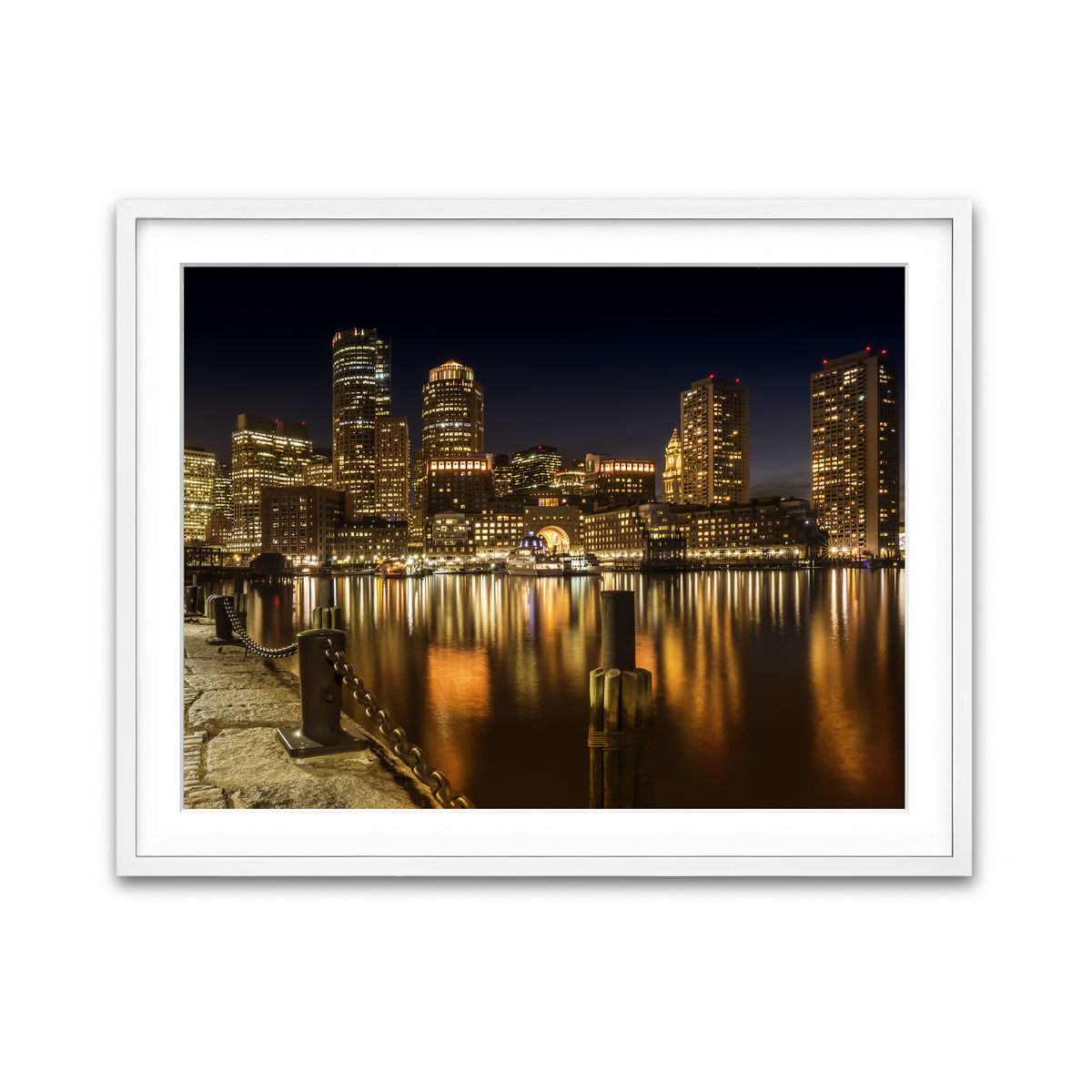 Framed Print 4x3 White