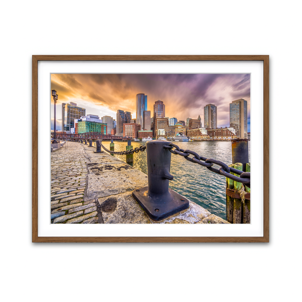 Framed Print 4x3 Walnut
