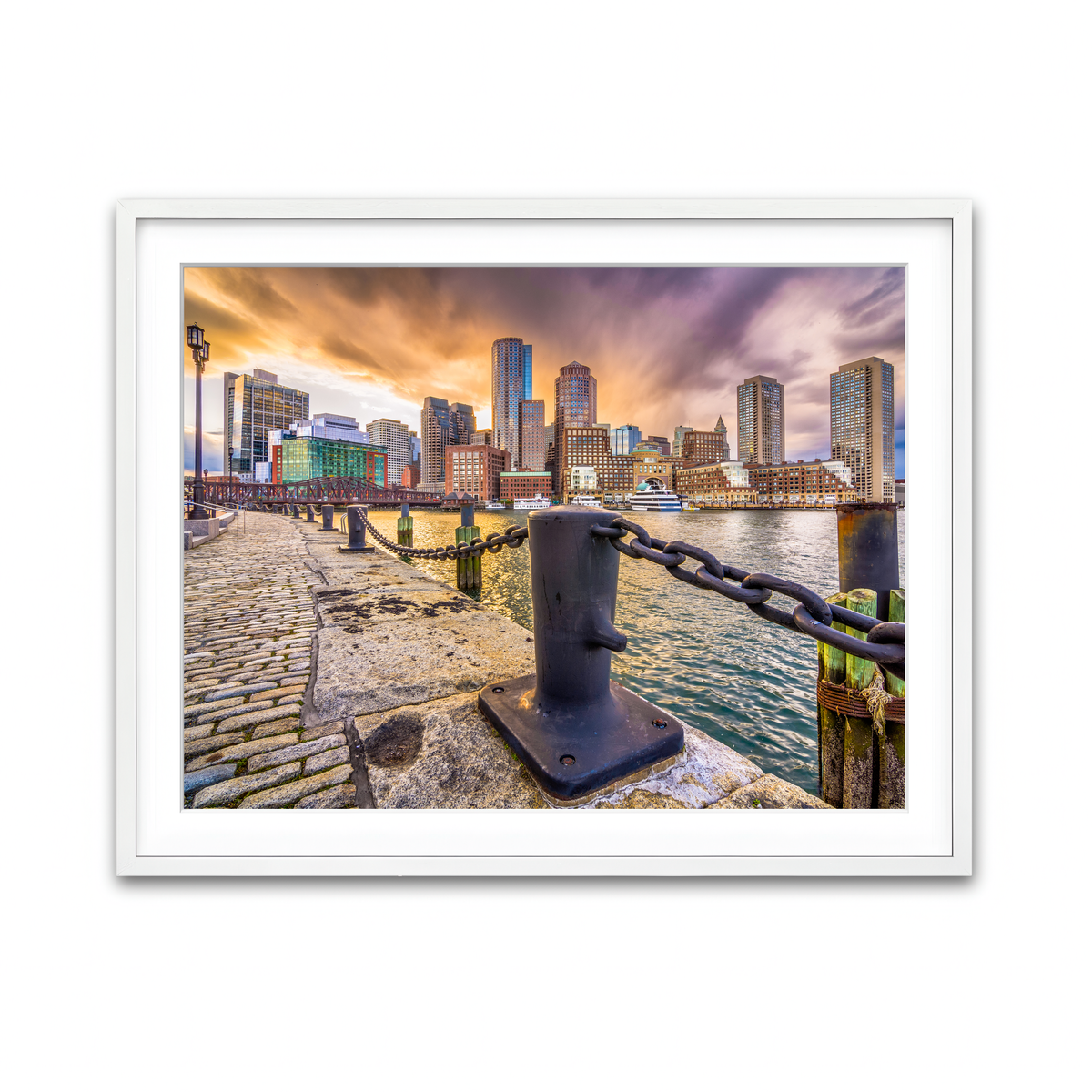 Framed Print 4x3 White
