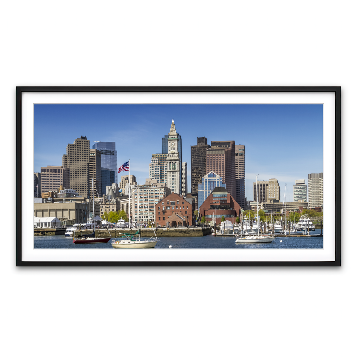 Framed Print 2x1 Black