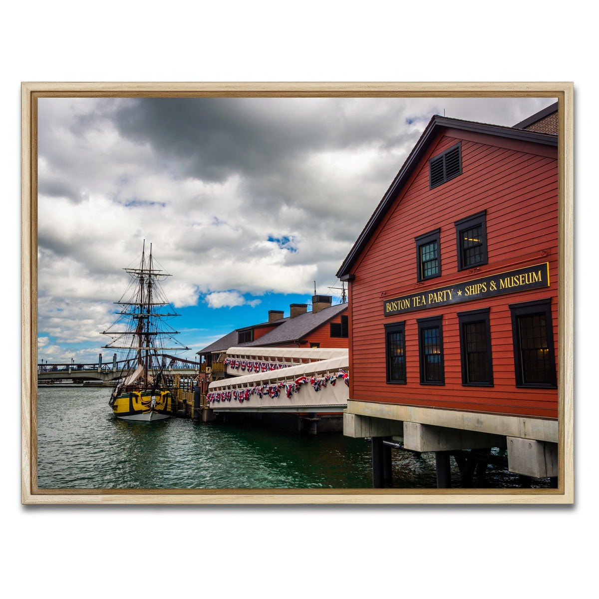 AUTO-MOCKUP WHITE | Boston Tea Party Museum | 1 Piece | Natural Framed Canvas | group=4x3