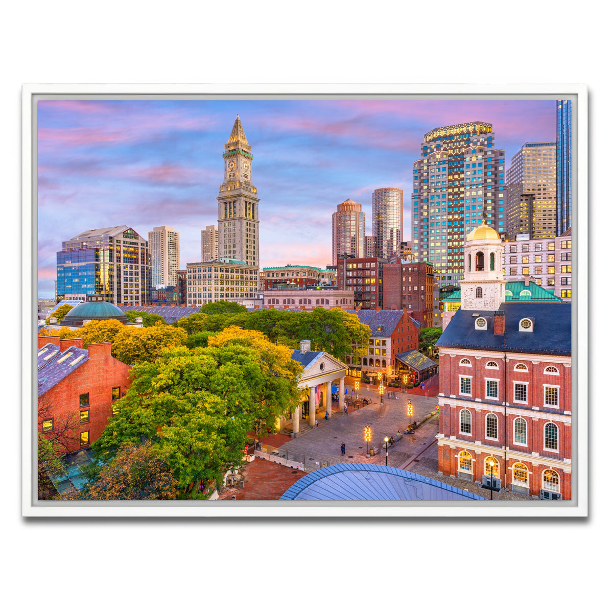 AUTO-MOCKUP WHITE | Boston | 1 Piece | White Framed Canvas | group=4x3