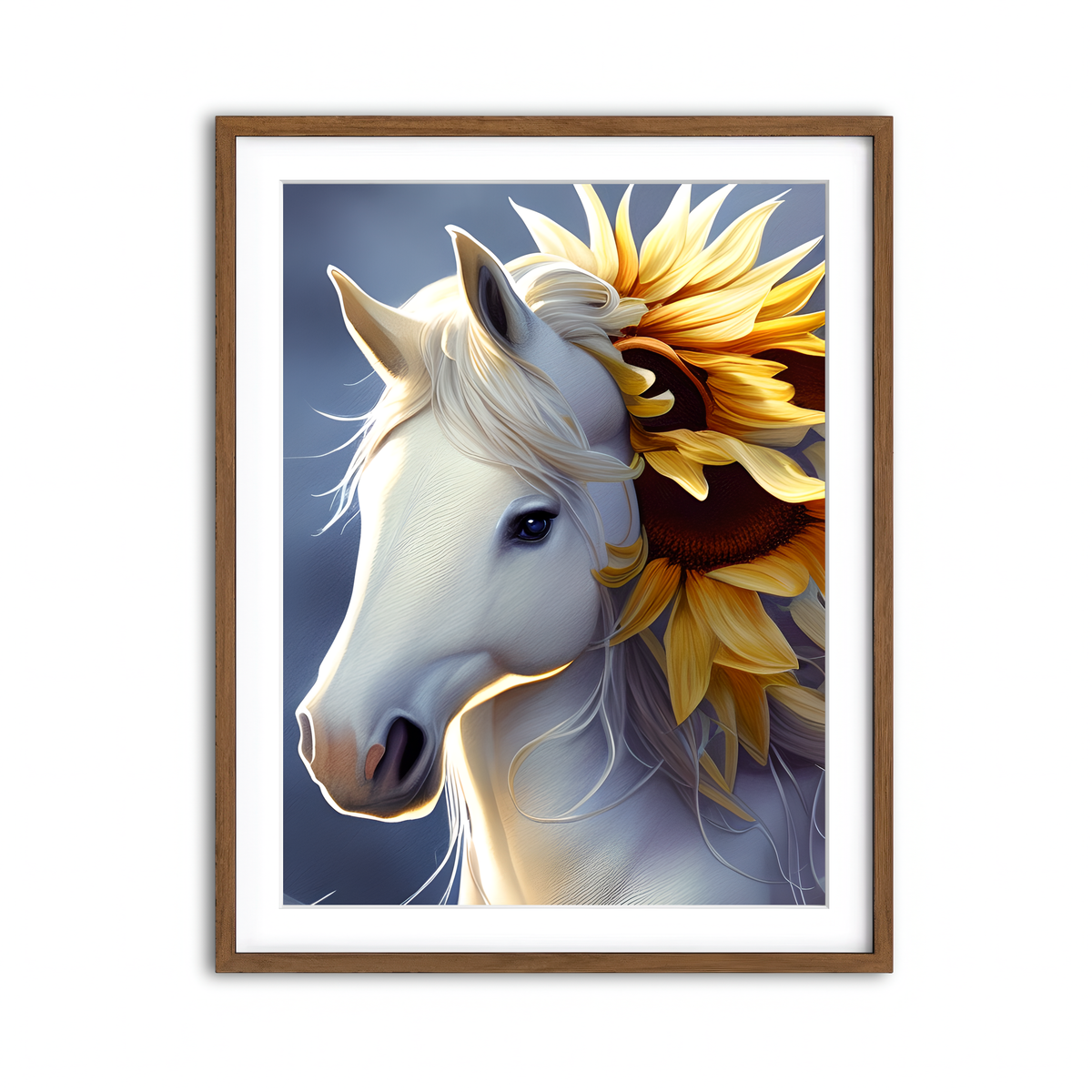 Framed Print 3x4 Walnut