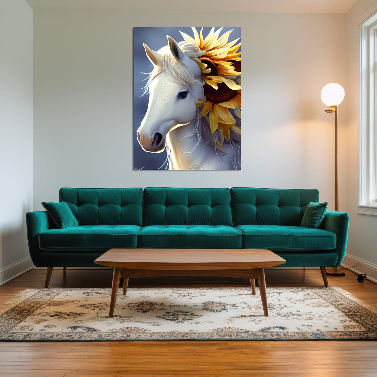 AUTO-MOCKUP ROOM | Botanical Horse